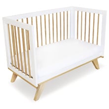 Babyhood Aurora New Zealand Pine Wood Convertible Cot
